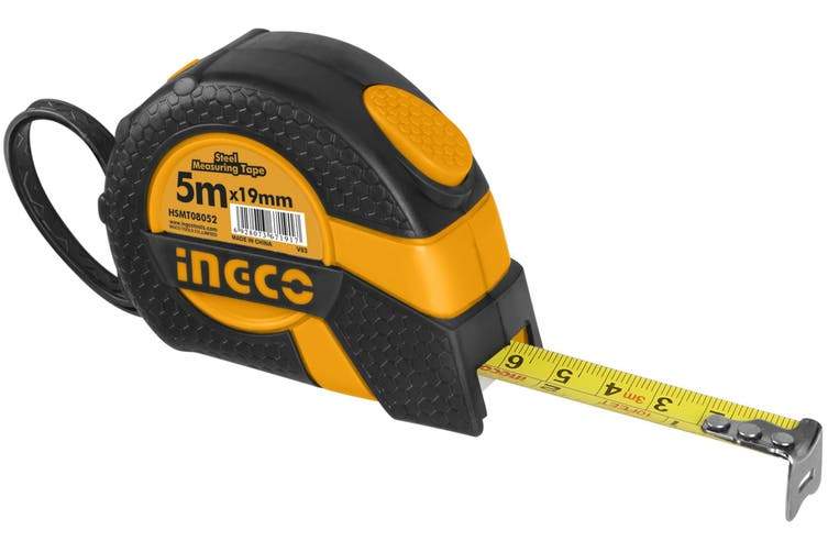 Ingco Steel Measuring Tape With Rubber Cover
