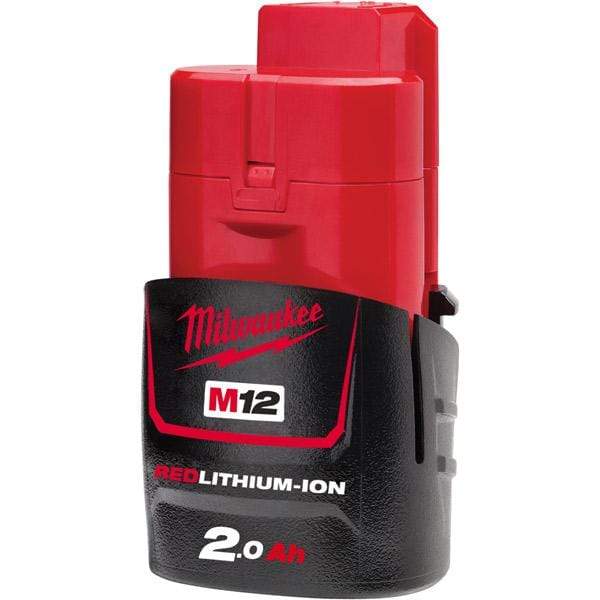 Milwaukee M12™ 2.0 Ah Battery - M12 B2 | Supply Master | Accra, Ghana Tools Building Steel Engineering Hardware tool