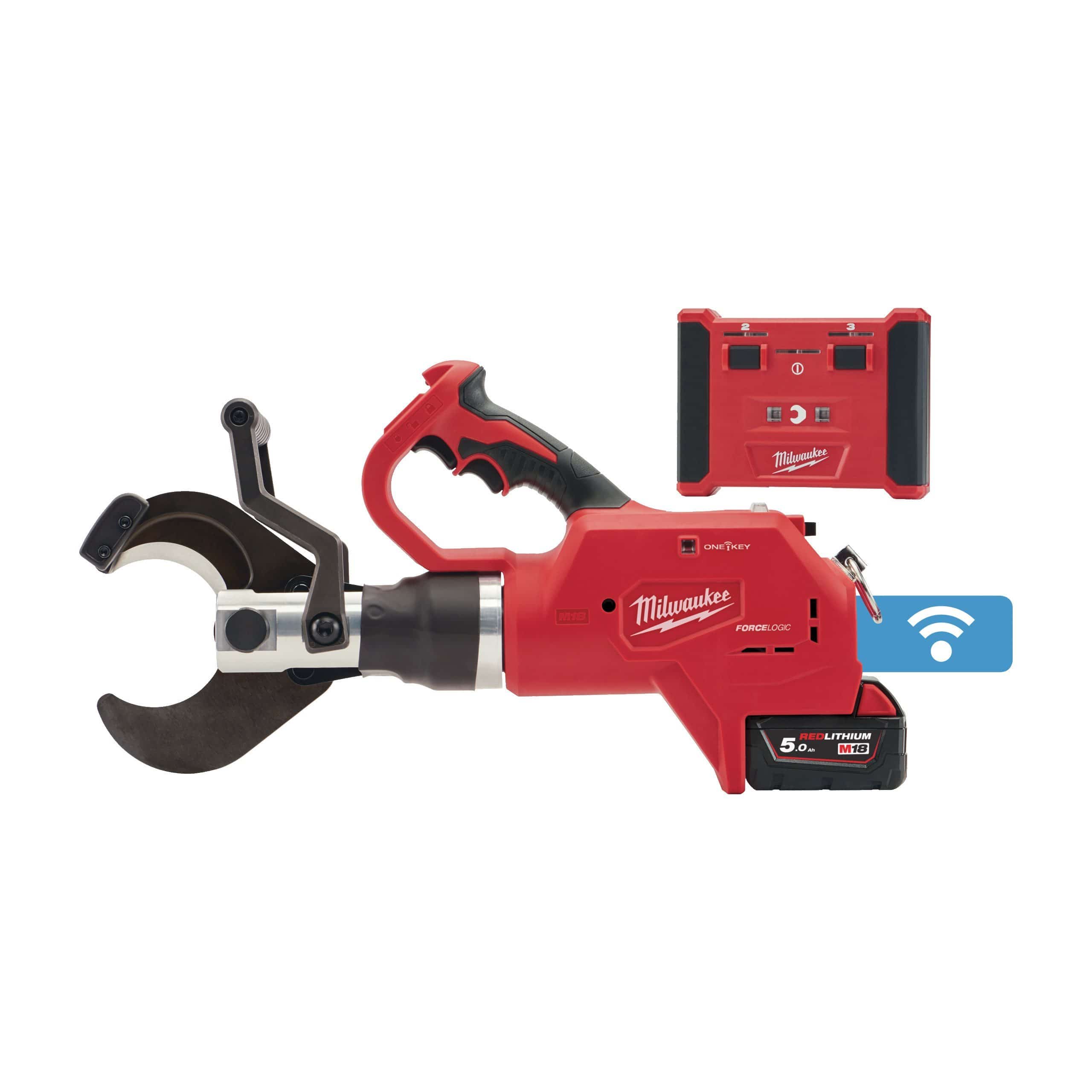 Milwaukee M18™ FORCE LOGIC™ Hydraulic 53 kN Cable Crimper 18V - M18 HCCT-201C | Supply Master | Accra, Ghana Tools Building Steel Engineering Hardware tool