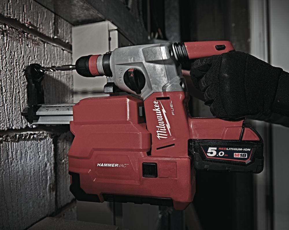 Milwaukee M18 FUEL™ SDS-Plus Hammer with Dedicated Dust Extractor 18V - M18 CHXDE-502C | Supply Master | Accra, Ghana Tools Building Steel Engineering Hardware tool