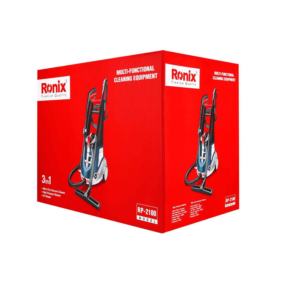 Ronix 3in1 Multifunctional High Pressure Washer, Vacuum Cleaner & Blower 1400W - RP-2100 | Supply Master | Accra, Ghana Tools Building Steel Engineering Hardware tool