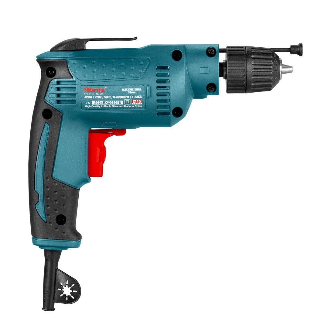 Ronix Corded Electric Drill 400W 2900RPM  - 2115 | Supply Master | Accra, Ghana Tools Building Steel Engineering Hardware tool