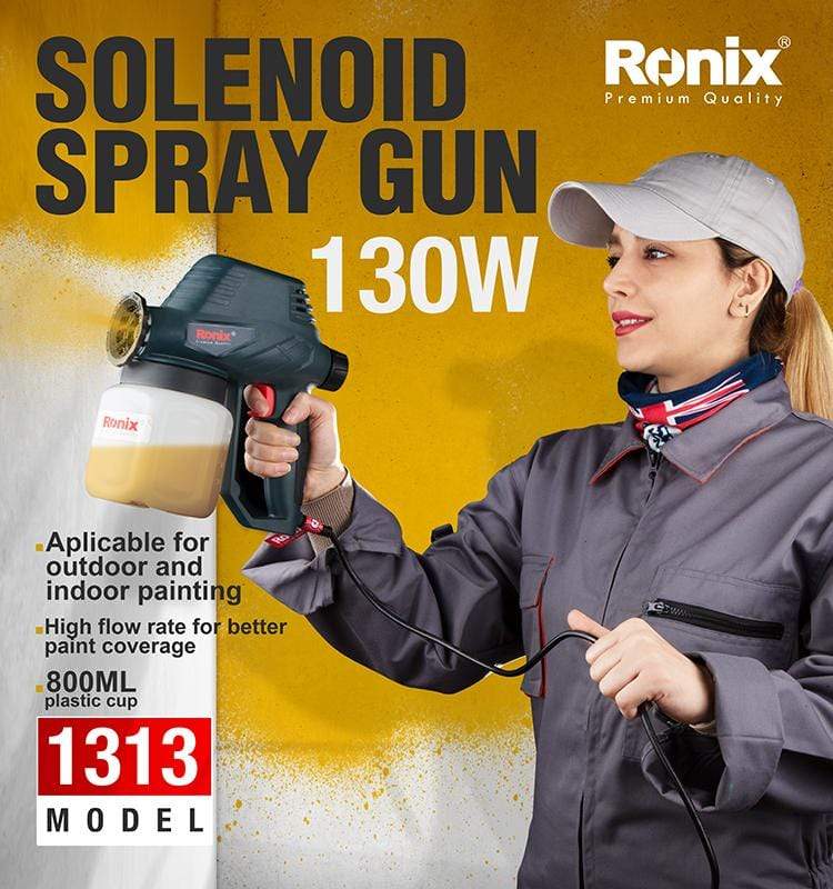 Ronix Electric Spray Gun 130W - 1313 | Supply Master | Accra, Ghana Tools Building Steel Engineering Hardware tool