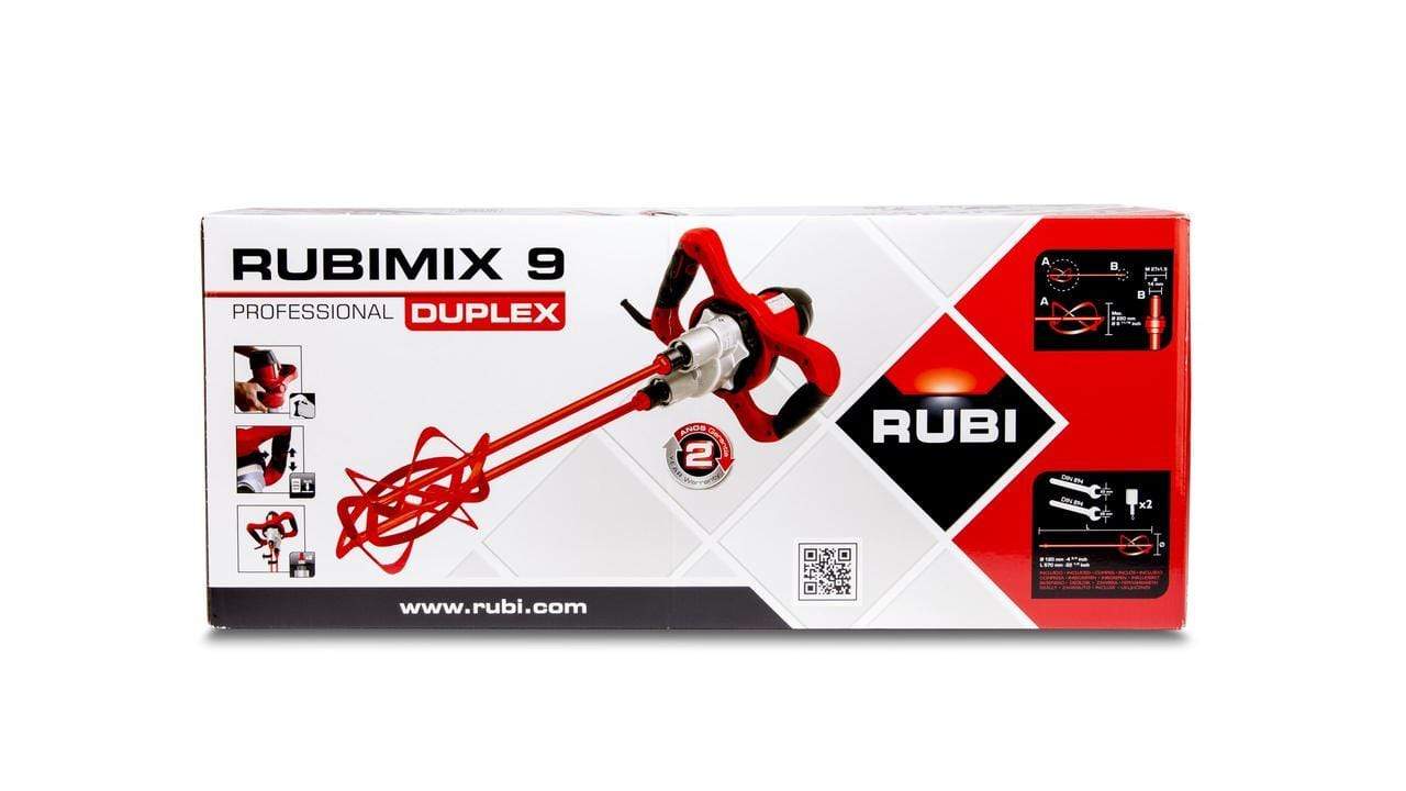 Rubi Paint & Mortar Mixer 1350W - RUBIMIX-9 DUPLEX | Supply Master | Accra, Ghana Tools Building Steel Engineering Hardware tool