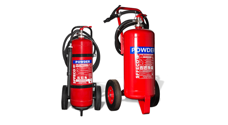 SFFECO Dry Powder Mobile Trolley Extinguishers