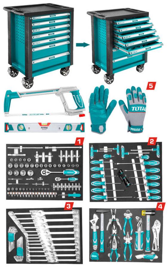 Total 162 Pieces Tool Chest Set - THPTCS71621 | Supply Master | Accra, Ghana Tools Building Steel Engineering Hardware tool