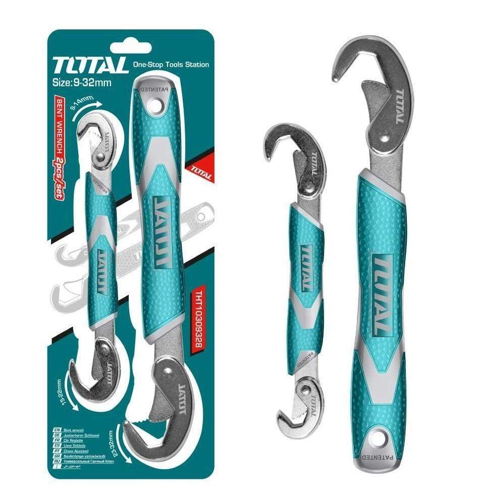 Total 2 Piece Bent Wrench - THT10309328 | Supply Master | Accra, Ghana Tools Building Steel Engineering Hardware tool
