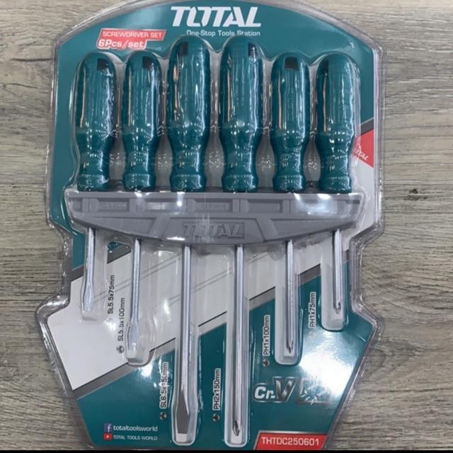 Total 6 Pieces Screwdriver Set - THTDC250601 | Supply Master | Accra, Ghana Tools Building Steel Engineering Hardware tool