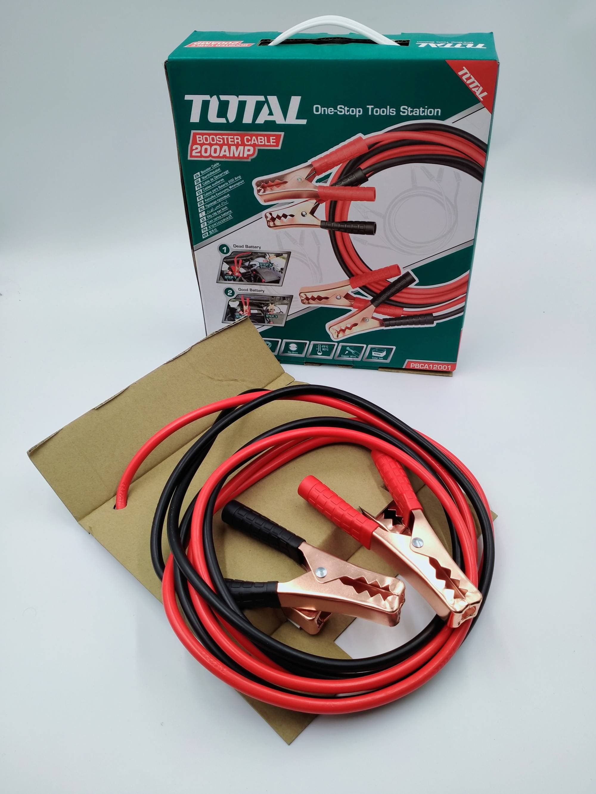 Total Booster cable 200AMP -  PBCA12001 | Supply Master | Accra, Ghana Tools Building Steel Engineering Hardware tool