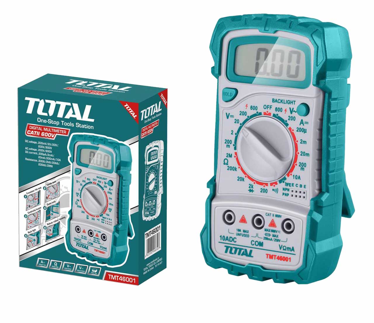 Total Digital Electric Multimeter 1999 Counts 600V - TMT46001 | Supply Master | Accra, Ghana Tools Buy Tools hardware Building materials