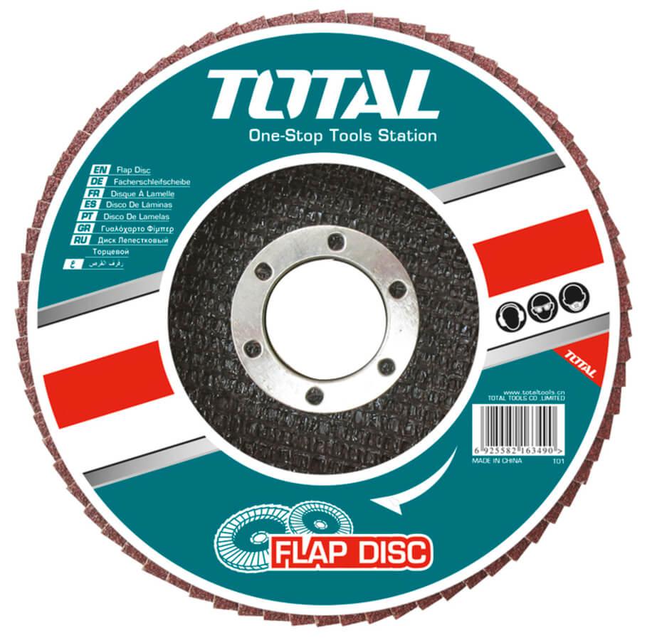 Total Flap disc 115mm x 22mm | Supply Master | Accra, Ghana Tools Building Steel Engineering Hardware tool