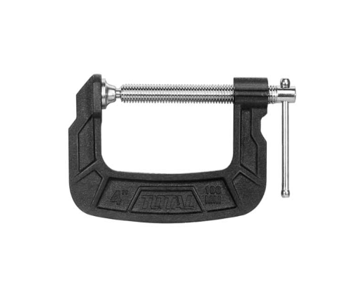 Total Total G Clamp 4'' - THT13141 | Supply Master | Accra, Ghana Tools Building Steel Engineering Hardware tool