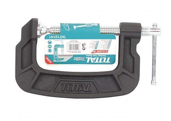 Total Total G Clamp 4'' - THT13141 | Supply Master | Accra, Ghana Tools Building Steel Engineering Hardware tool
