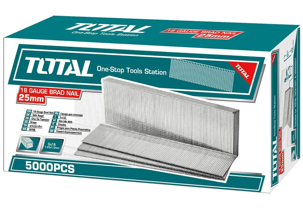 Total Gauge Brad Nail 25MM - TAC918251 | Supply Master | Accra, Ghana Tools Building Steel Engineering Hardware tool