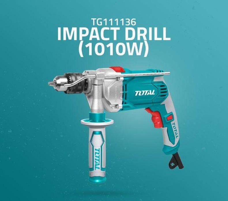 Total Hammer Impact Drill 1010W - TG111136 | Supply Master | Accra, Ghana Tools Building Steel Engineering Hardware tool