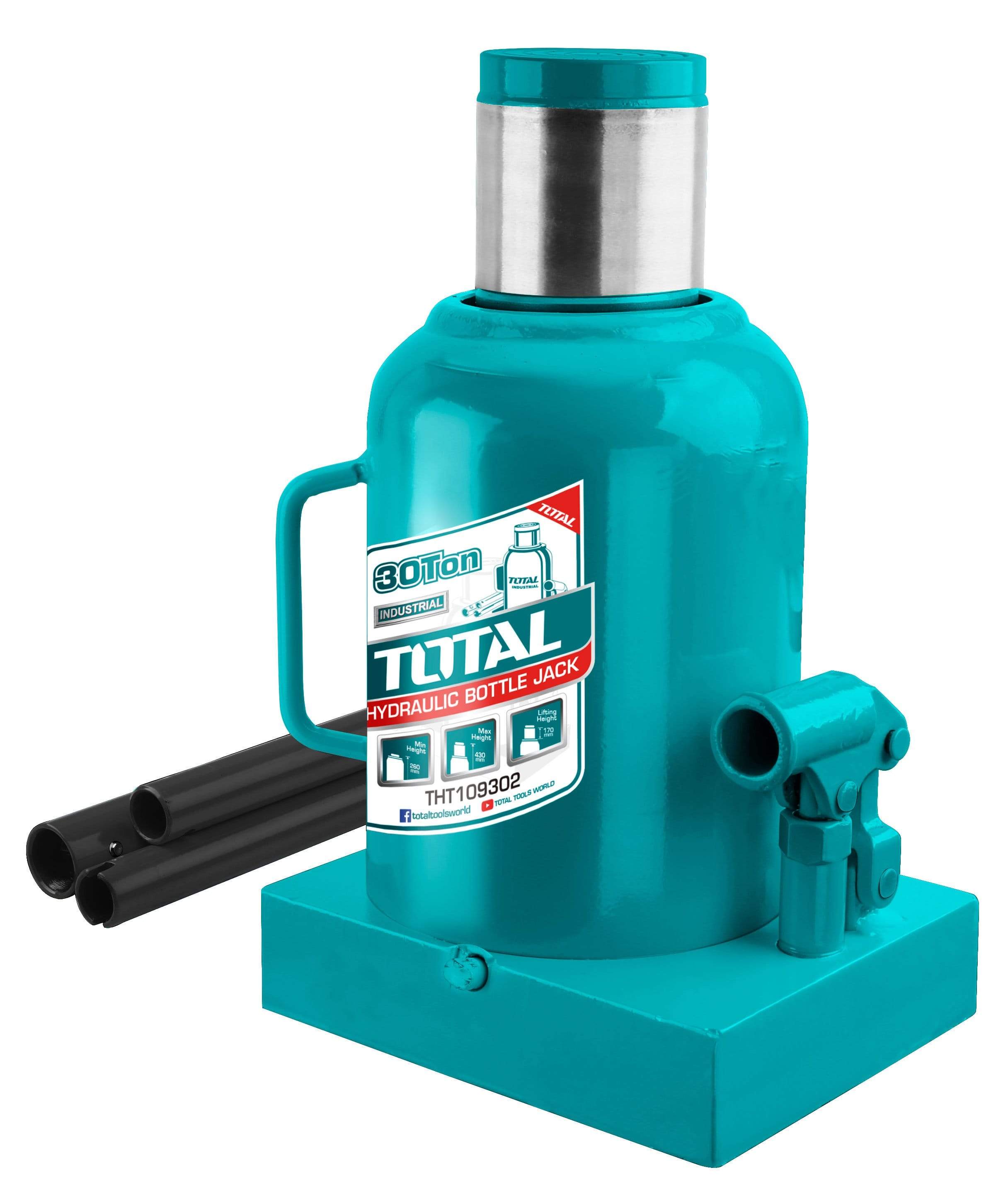 Total Hydraulic Bottle Jack - 2, 4, 10 & 12 Ton | Supply Master | Accra, Ghana Tools Building Steel Engineering Hardware tool