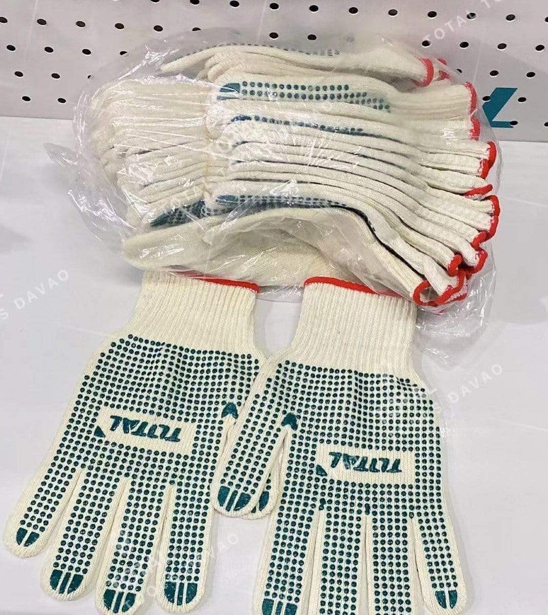 Total Knitted & PVC dots Gloves - TSP11102 | Supply Master | Accra, Ghana Tools Building Steel Engineering Hardware tool