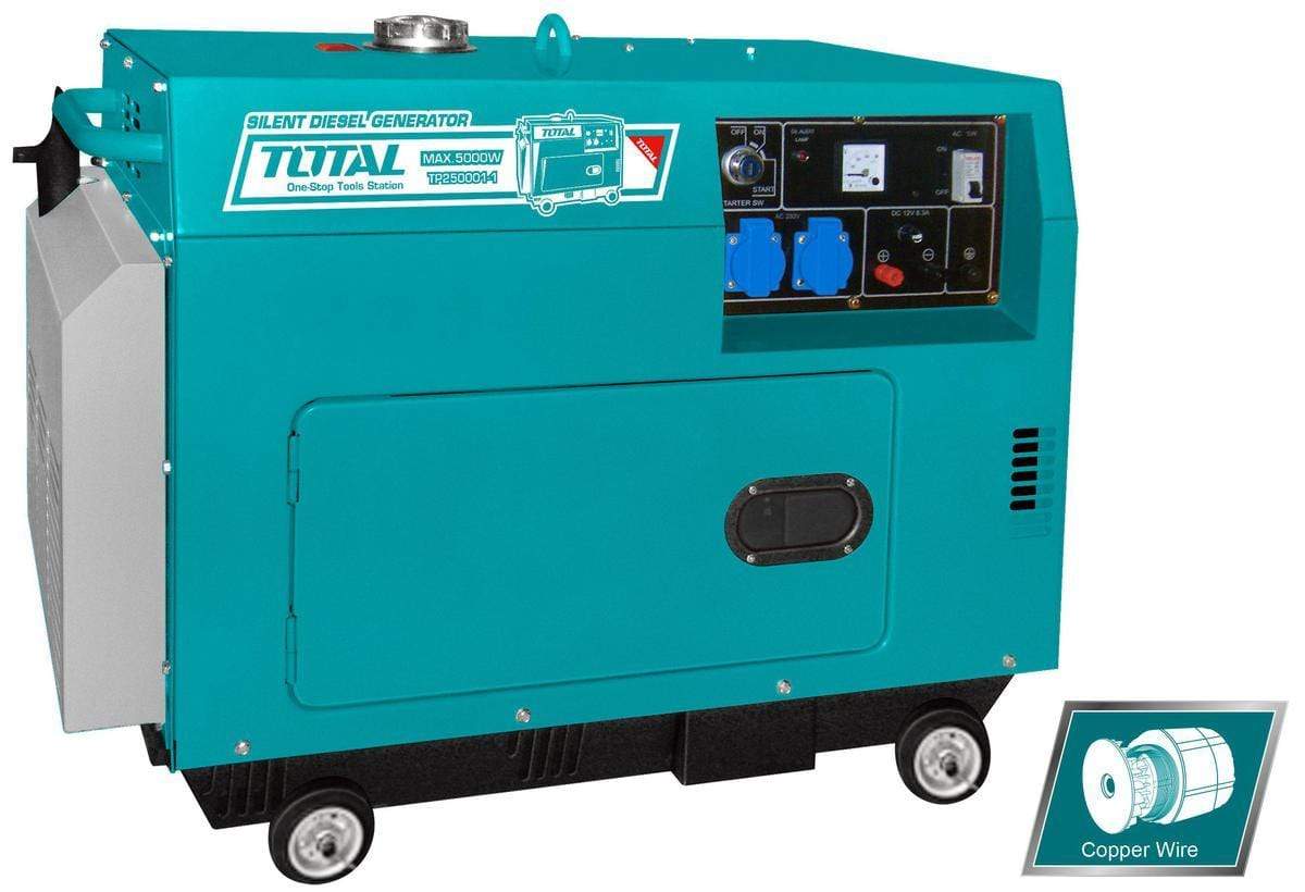 Total Silent Diesel Generator 5KW – TP250001 | Supply Master | Accra, Ghana Tools Building Steel Engineering Hardware tool