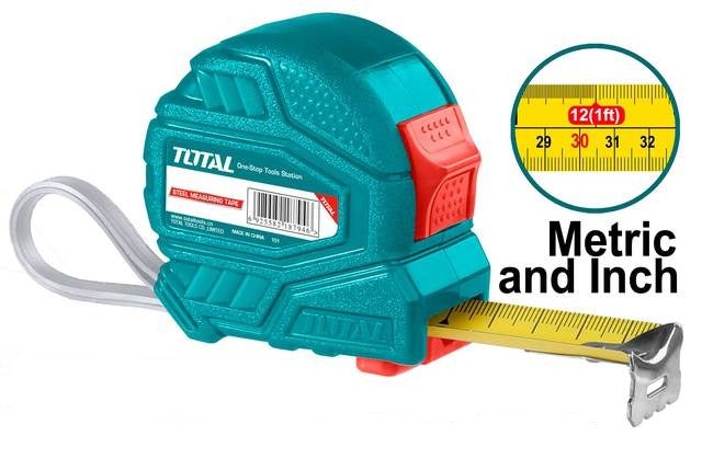 Total Steel Measuring Tape 5m x 25mm - TMT34525 | Supply Master | Accra, Ghana Tools Buy Tools hardware Building materials