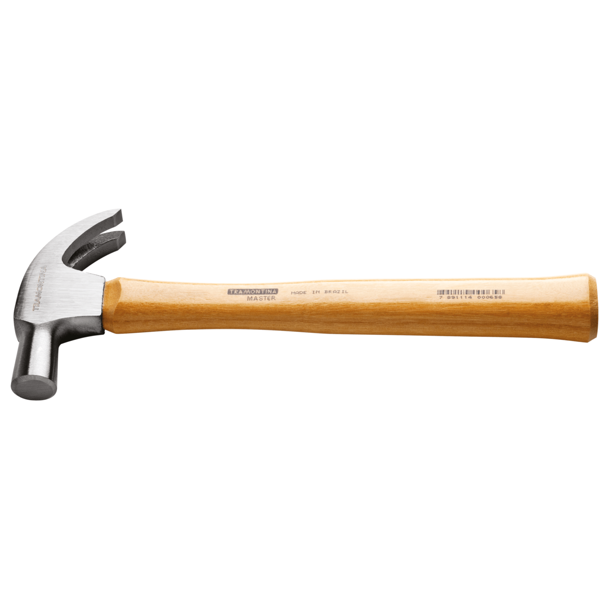 Tramontina Polished Wood Handle Claw Hammer 400G
