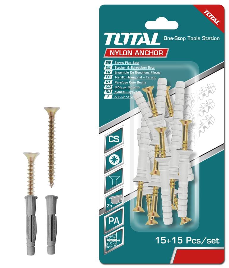 Total Nylon Anchor | Supply Master | Accra, Ghana Fasteners Buy Tools hardware Building materials
