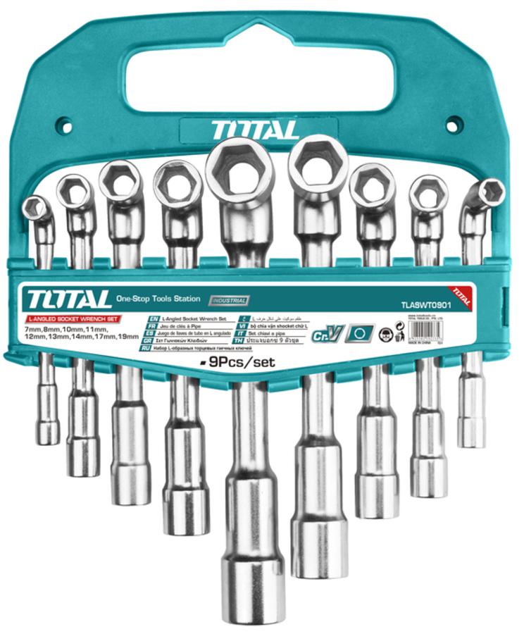 Total 9 Pieces L-Angled Socket Wrench Set - TLASWT0901 | Supply Master | Accra, Ghana Wrenches Buy Tools hardware Building materials